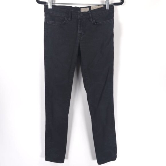 ALL SAINTS SPITALFIELDS BRODIE LOW RISE CROPPED SKINNY Jeans Zip Hem Size W28 - Picture 1 of 16